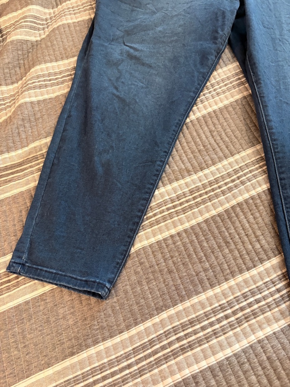 Curve Appeal Women’s Plus Size 24w Dark Wash Straight Leg Compression Jeggings - Picture 2 of 7